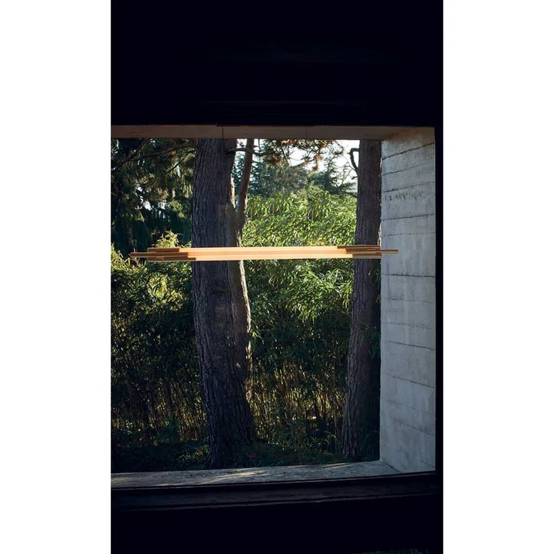 Org Hanglamp Horizontal 1300 Goud - DCW - Eetkamer - Glas de DCW éditions – photo du produit