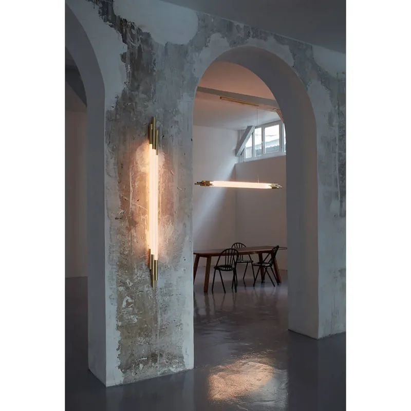 Org Wandlamp 1050 Goud - DCW - Woonkamer - Glas by DCW éditions – product photo