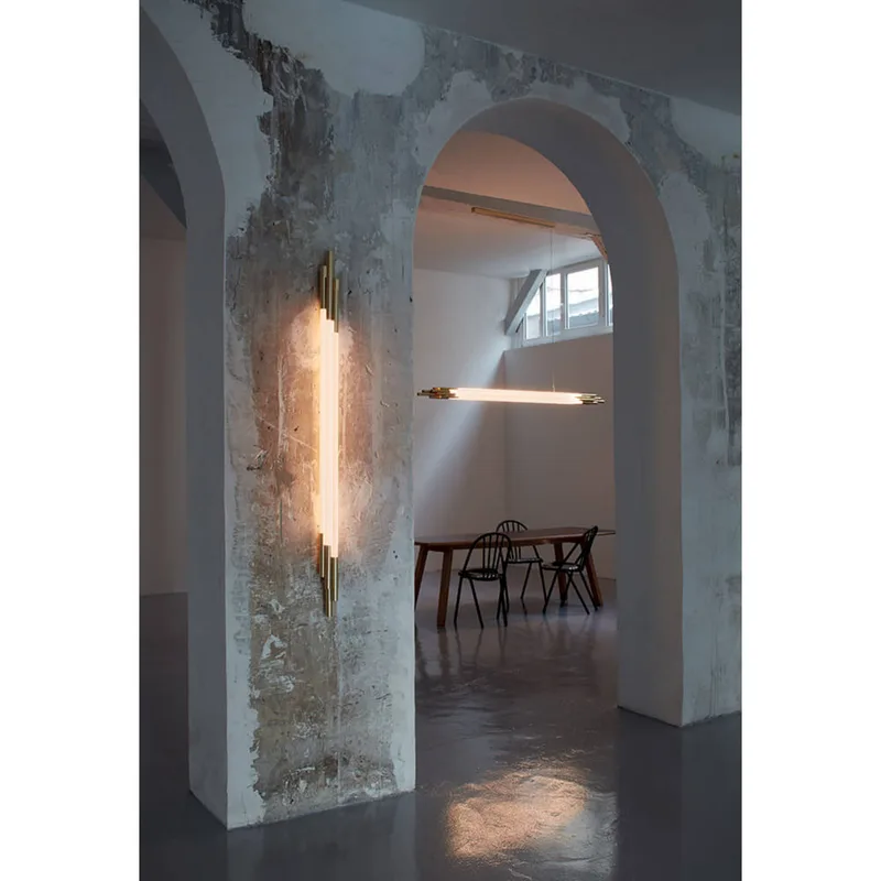 Org Wandlamp 1500 Goud - DCW - Woonkamer - Glas by DCW éditions – product photo