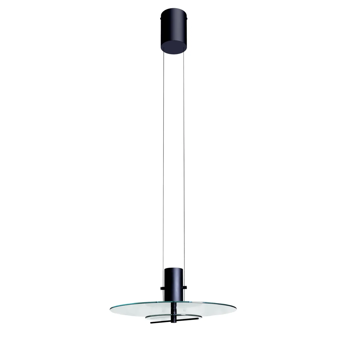Pendelleuchte Delumina - Schwarz - Stahl - Designer OliveLab de DCW éditions – photo du produit
