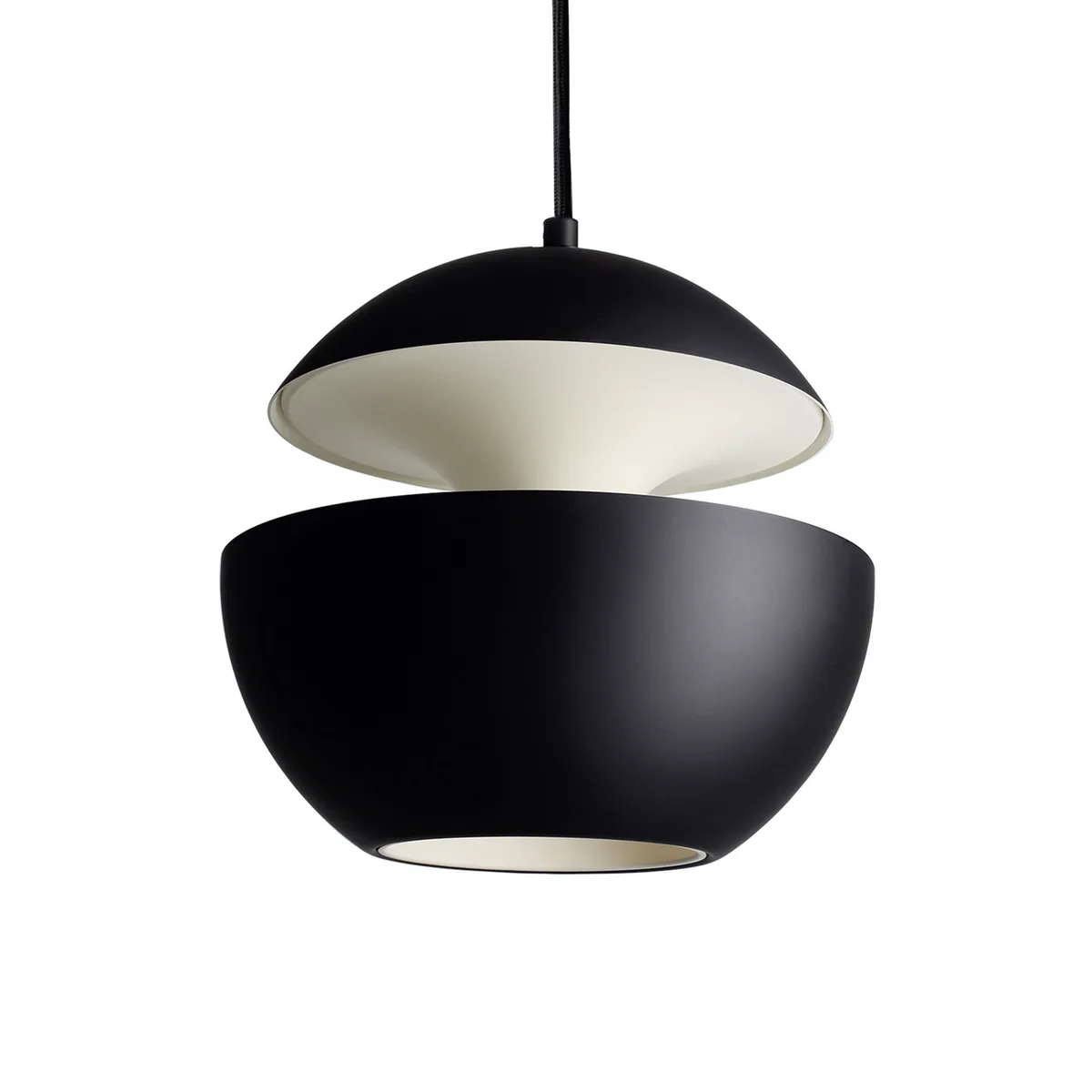 Pendelleuchte Here Comes The Sun - Schwarz - Textil - Designer Bertrand Balas van DCW éditions – productfoto