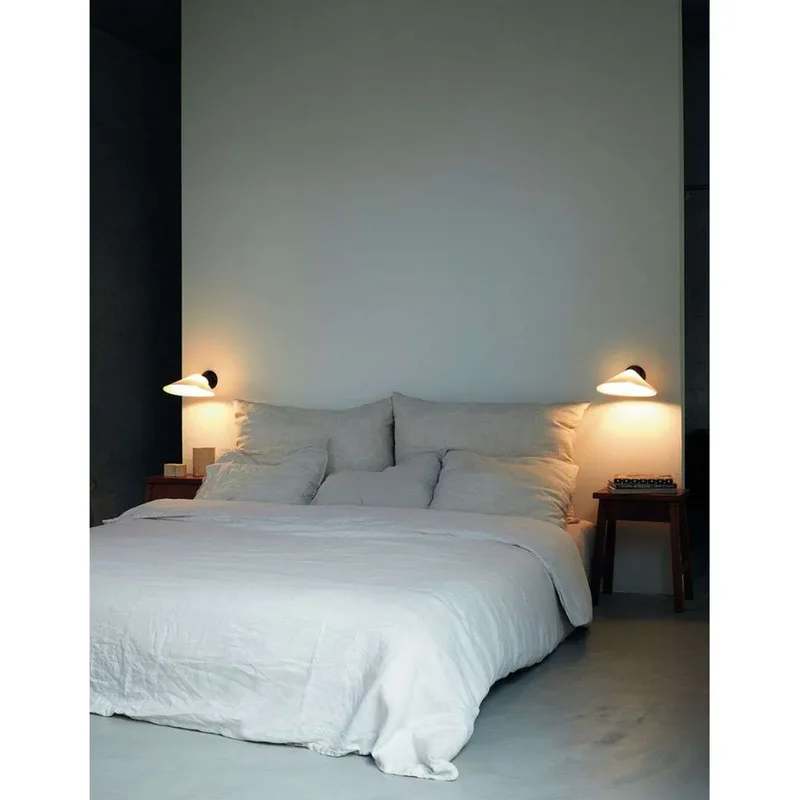 Plume CA Wandlamp Black/Polycarbonate - DCW - Slaapkamer - Kunststof fra DCW éditions – produktbillede