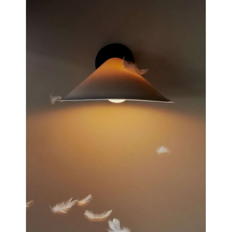 Plume CA Wandlamp Black/Porcelain - DCW - Slaapkamer - Andere by DCW éditions – product photo