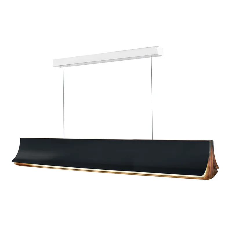Respiro 1200 Hanglamp Zwart/Goud - DCW - Woonkamer - Aluminium van DCW éditions – productfoto