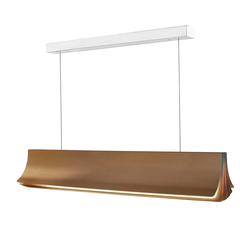 Respiro 900 Hanglamp Goud/Goud - DCW - Woonkamer - Aluminium by DCW éditions – product photo