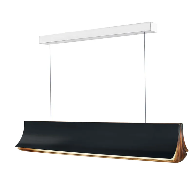 Respiro 900 Hanglamp Zwart/Goud - DCW - Woonkamer - Aluminium van DCW éditions – productfoto