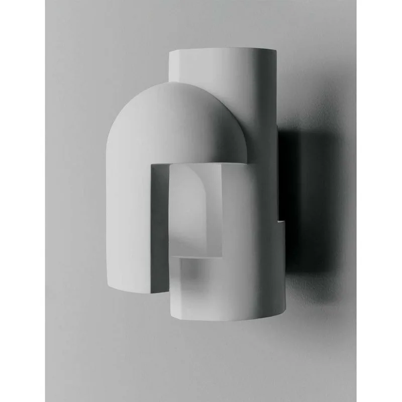 Soul Story 1 Buiten Wandlamp White/Concrete - DCW - Terras - Gips / Klei van DCW éditions – productfoto