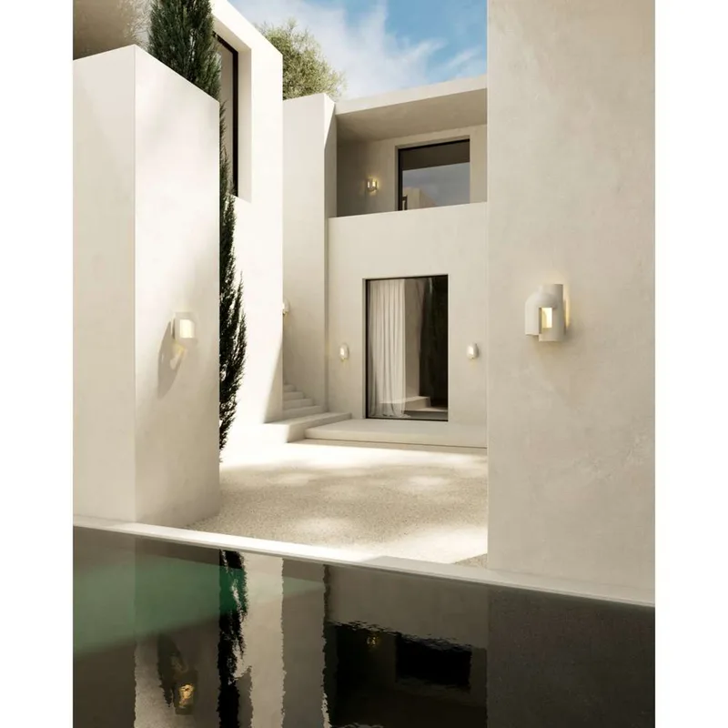 Soul Story 3 Buiten Wandlamp White/Concrete - DCW - Terras - Beton von DCW éditions – Produktfoto