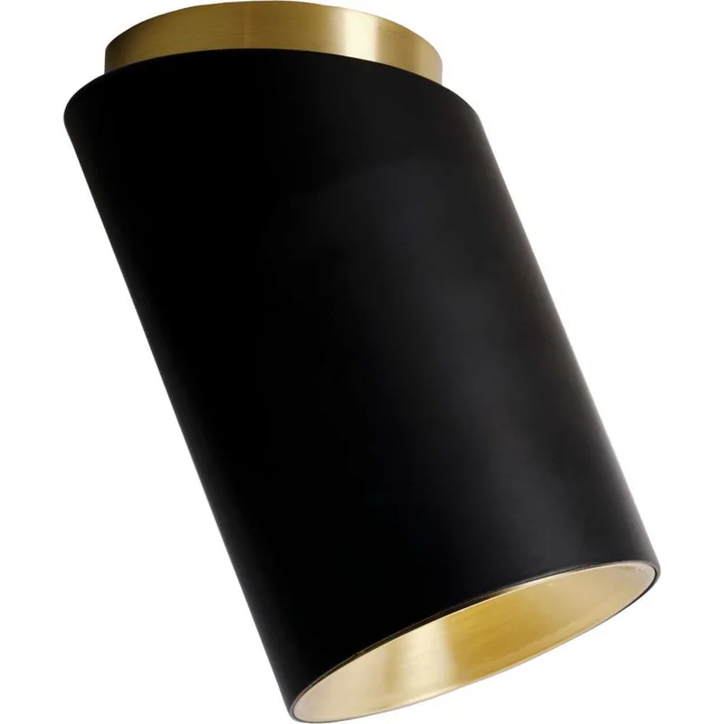 Tobo 85 Plafondlamp Asymmetrical Black - DCW - Woonkamer - Metaal van DCW éditions – productfoto