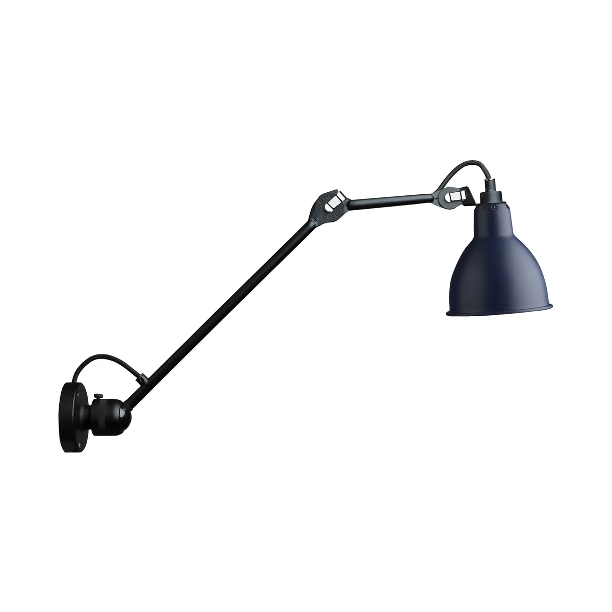 Wandleuchte mit Ausleger Lampes Gras - Blau - Stahl - Designer Bernard-Albin Gras de DCW éditions – photo du produit