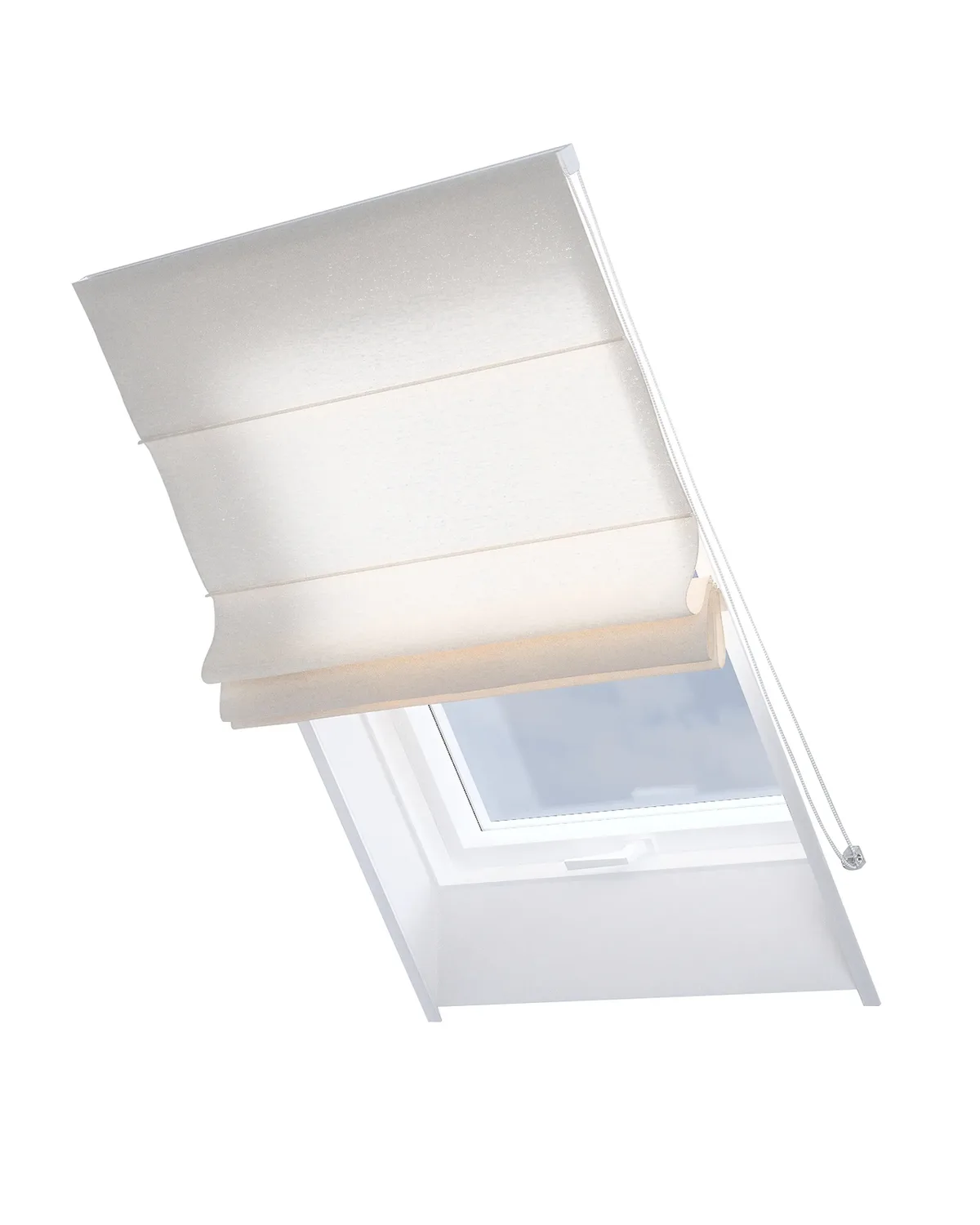 Dachfenster-Raffrollo Rimini Farbe beige de Dekoria – photo du produit