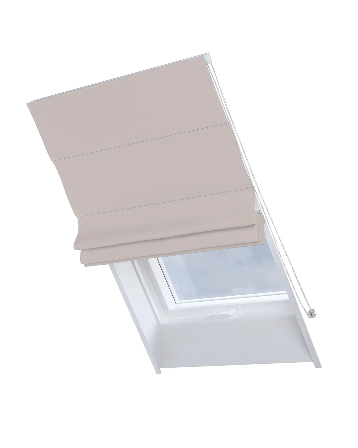 Dachfenster-Raffrollo Rimini Farbe beige Stoff verdunkelnd de Dekoria – photo du produit