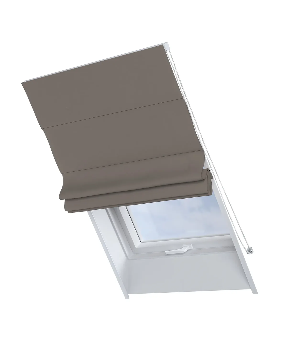 Dachfenster-Raffrollo Rimini Farbe beige Stoff verdunkelnd de Dekoria – photo du produit