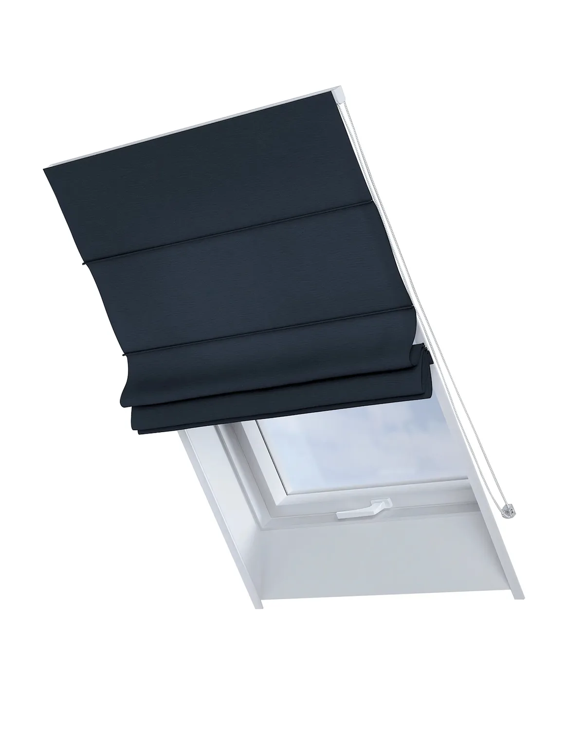 Dachfenster-Raffrollo Rimini Farbe dunkelblau de Dekoria – photo du produit