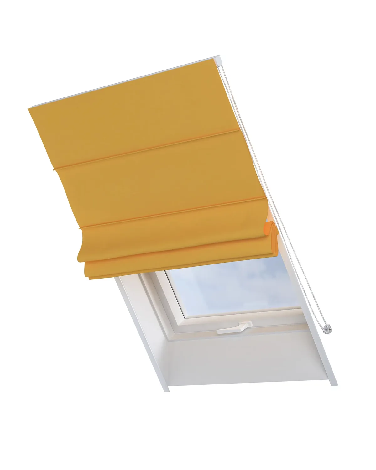 Dachfenster-Raffrollo Rimini Farbe gelb de Dekoria – photo du produit
