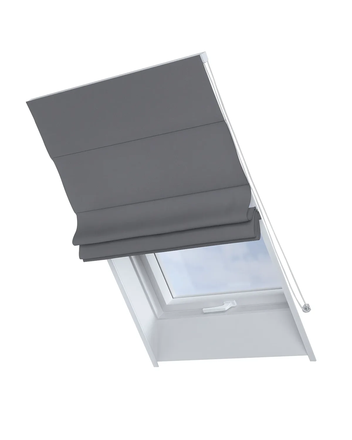 Dachfenster-Raffrollo Rimini Farbe grau de Dekoria – photo du produit