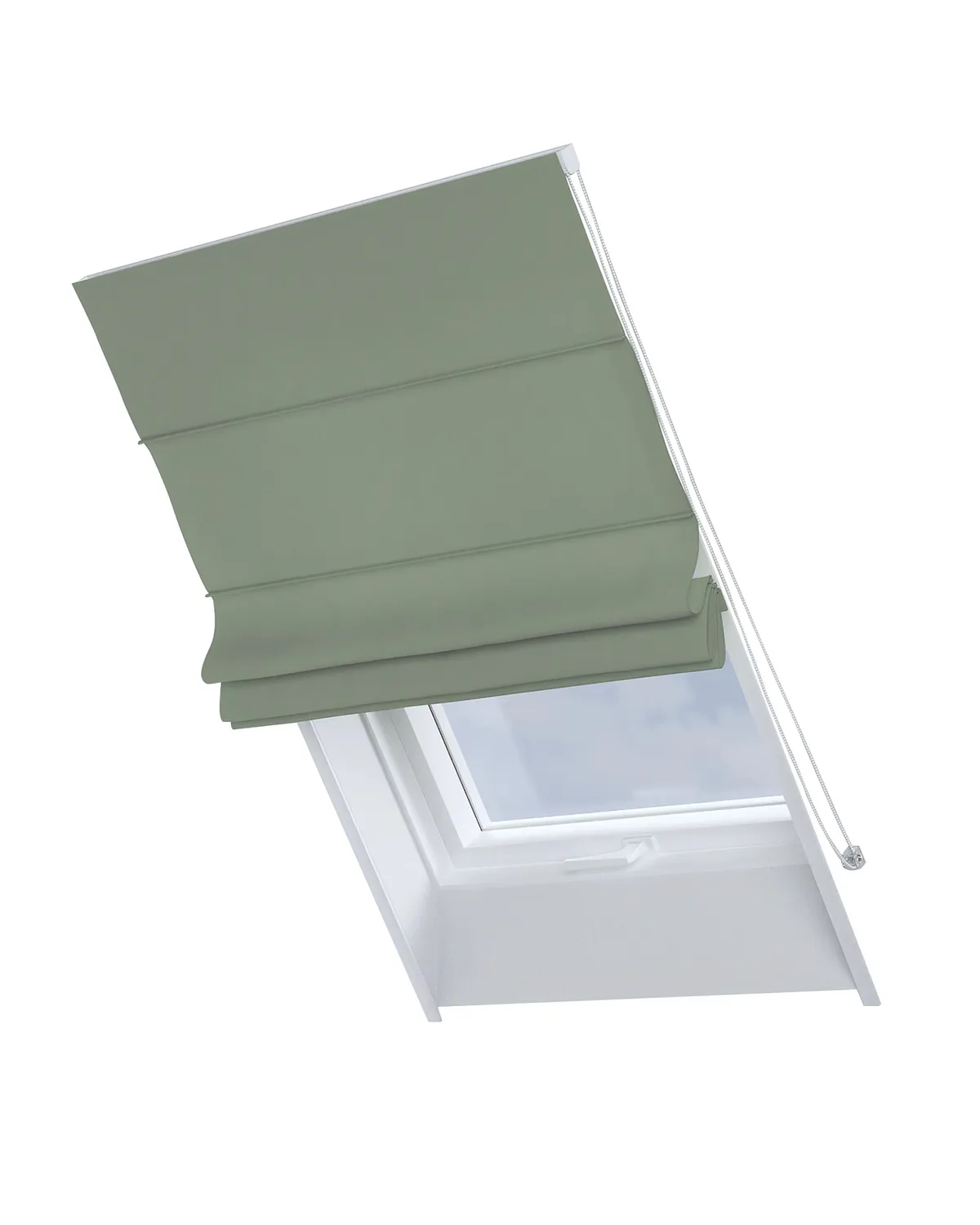 Dachfenster-Raffrollo Rimini Farbe grün de Dekoria – photo du produit
