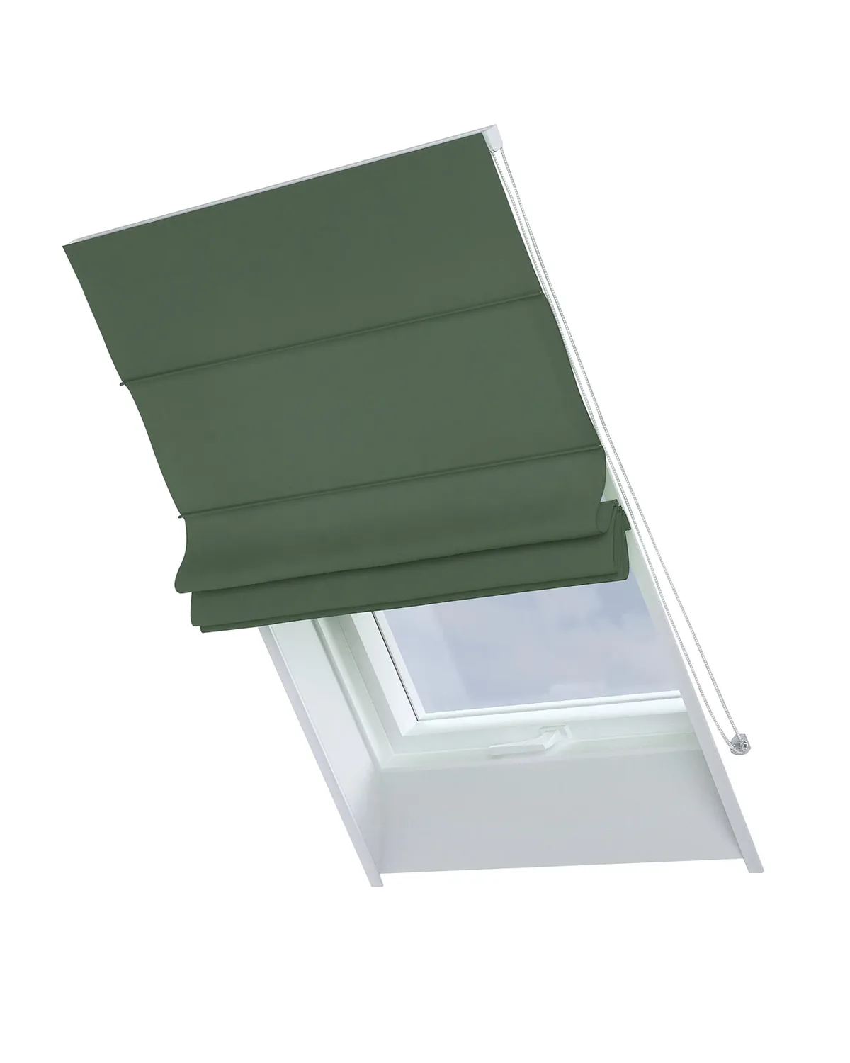 Dachfenster-Raffrollo Rimini Farbe grün de Dekoria – photo du produit