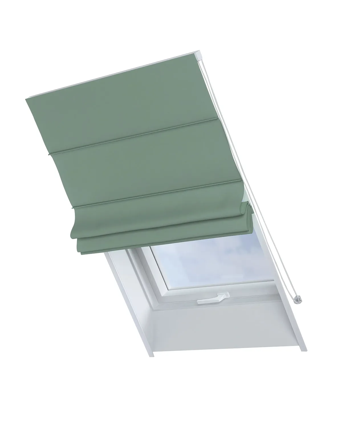 Dachfenster-Raffrollo Rimini Farbe grün de Dekoria – photo du produit