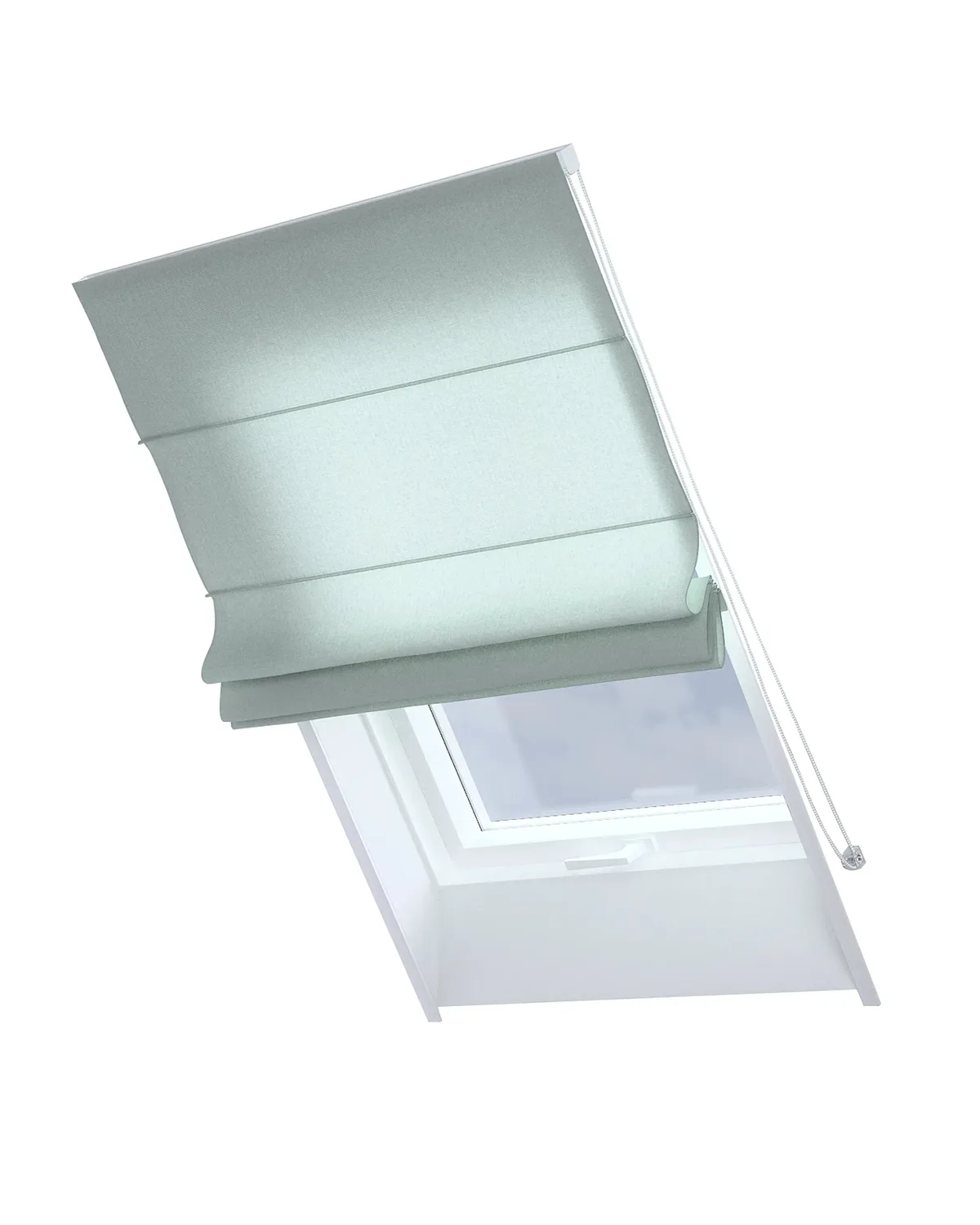 Dachfenster-Raffrollo Rimini Farbe grün de Dekoria – photo du produit