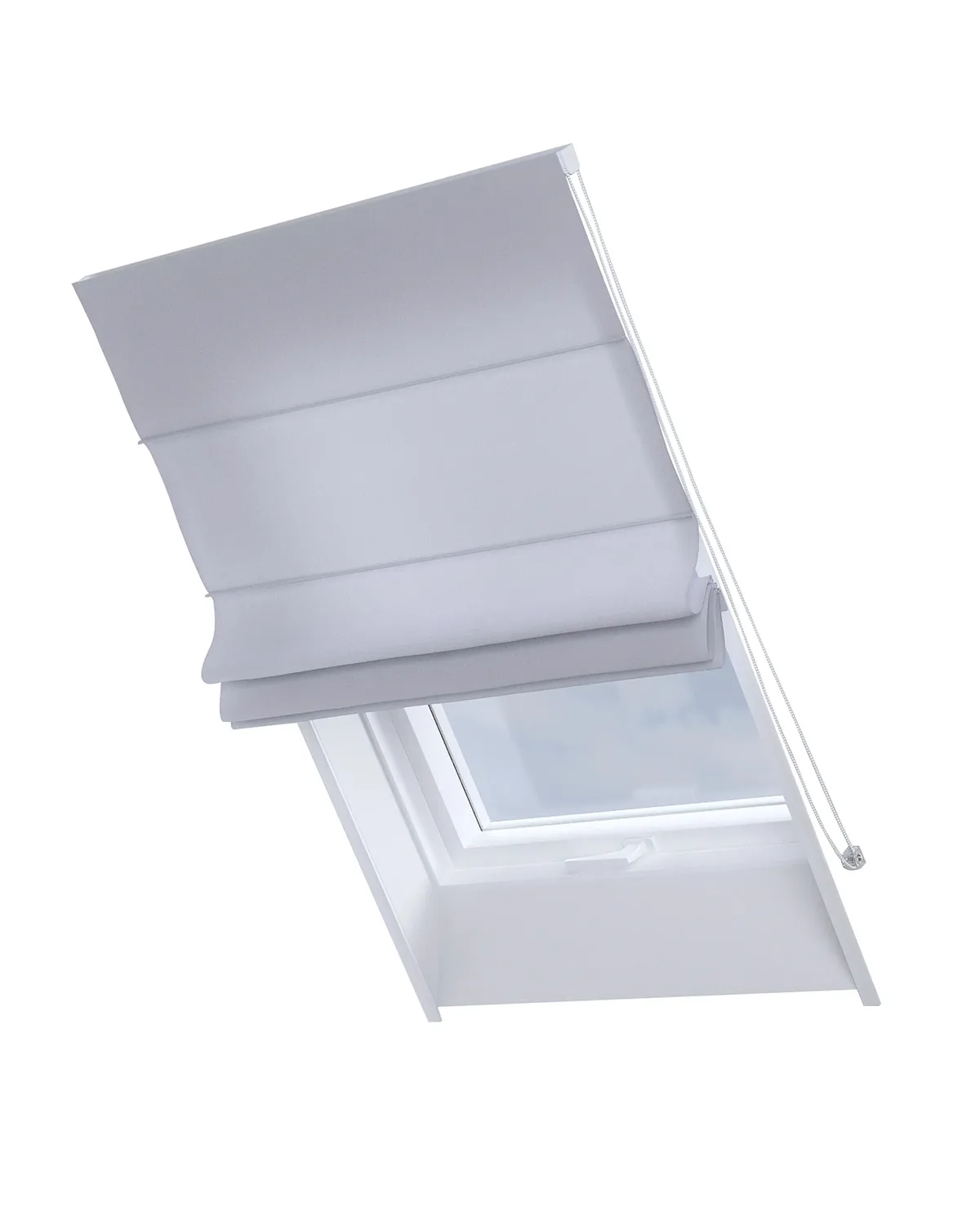 Dachfenster-Raffrollo Rimini Farbe weiß de Dekoria – photo du produit