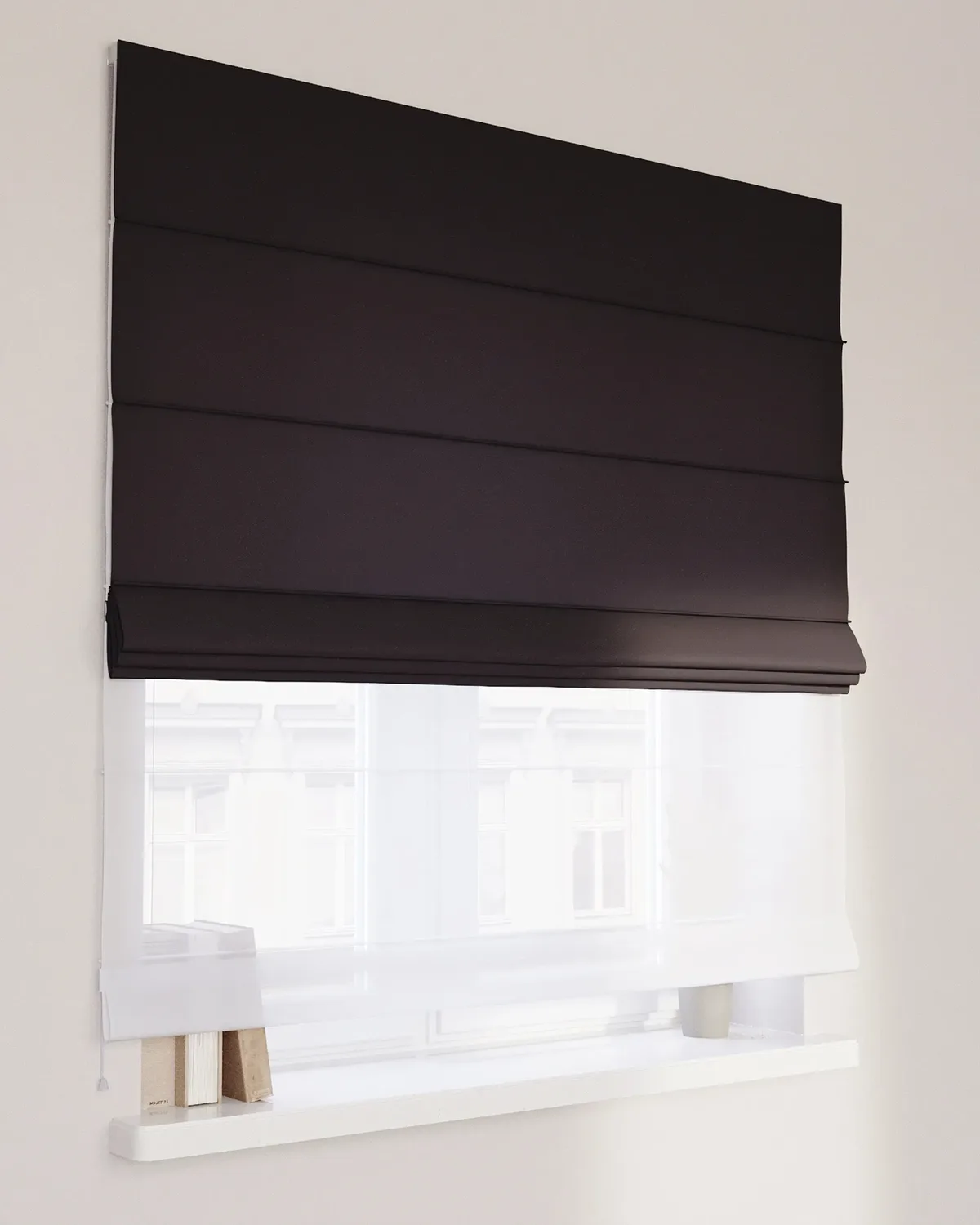 Doppelraffrollo Duo Farbe grau de Dekoria – photo du produit