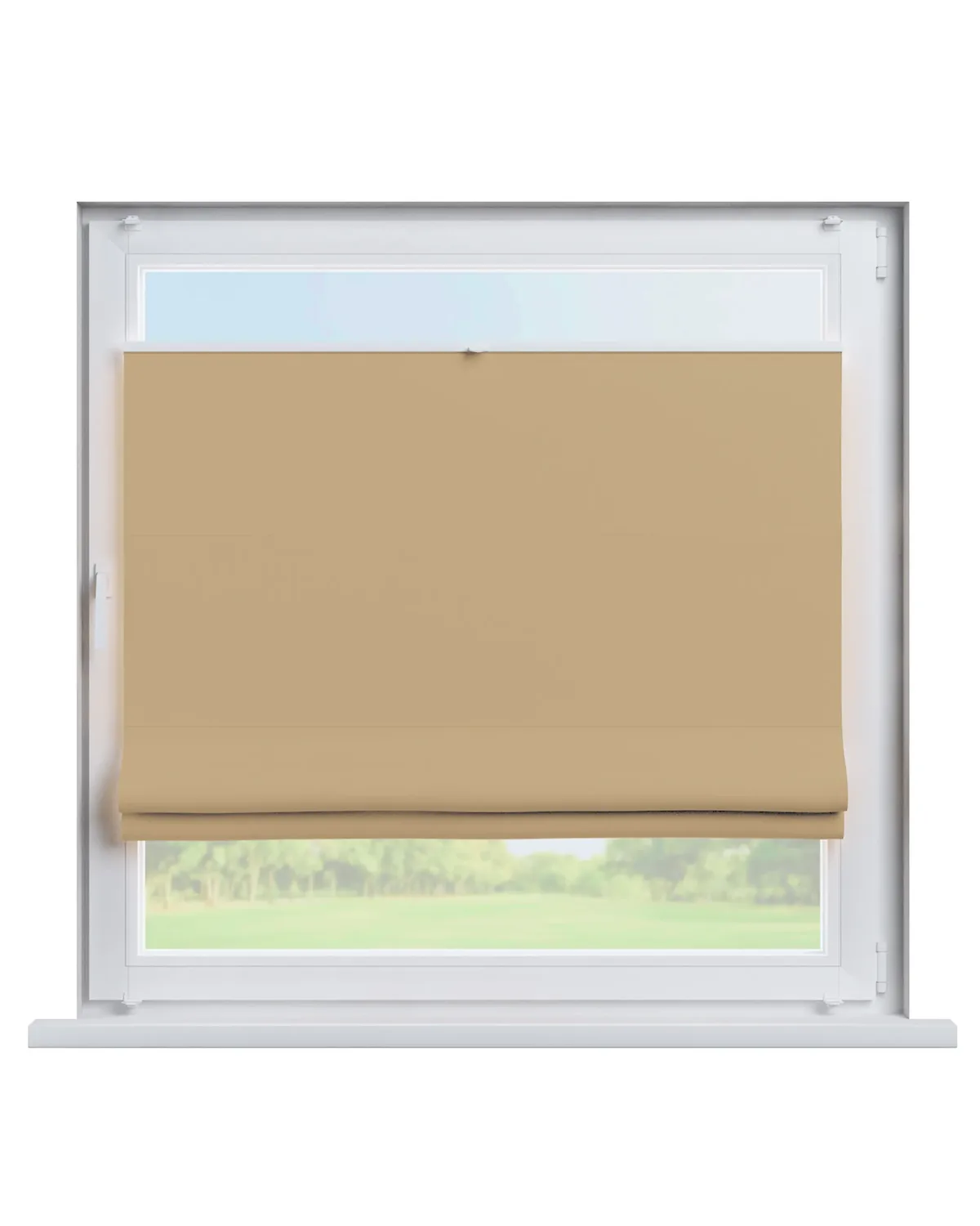 Flexibles Raffrollo Sizilien Farbe golden Stoff verdunkelnd de Dekoria – photo du produit