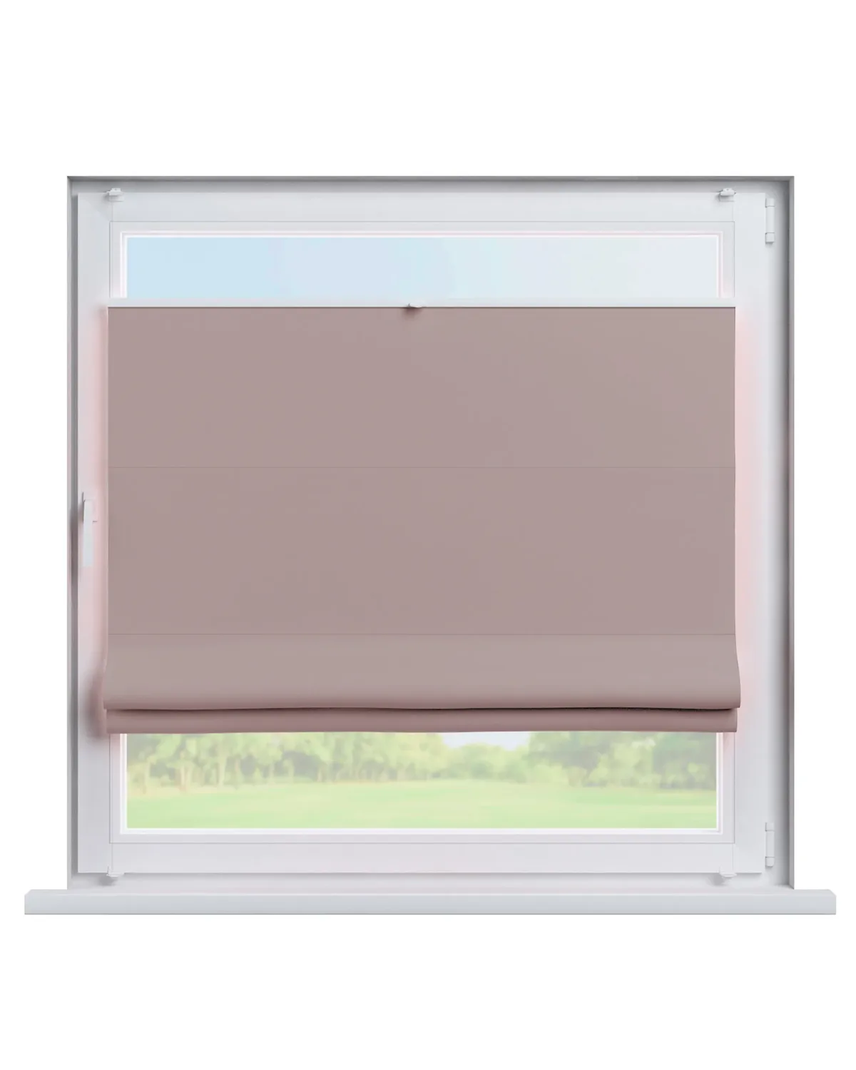 Flexibles Raffrollo Sizilien Farbe rosa Stoff verdunkelnd de Dekoria – photo du produit