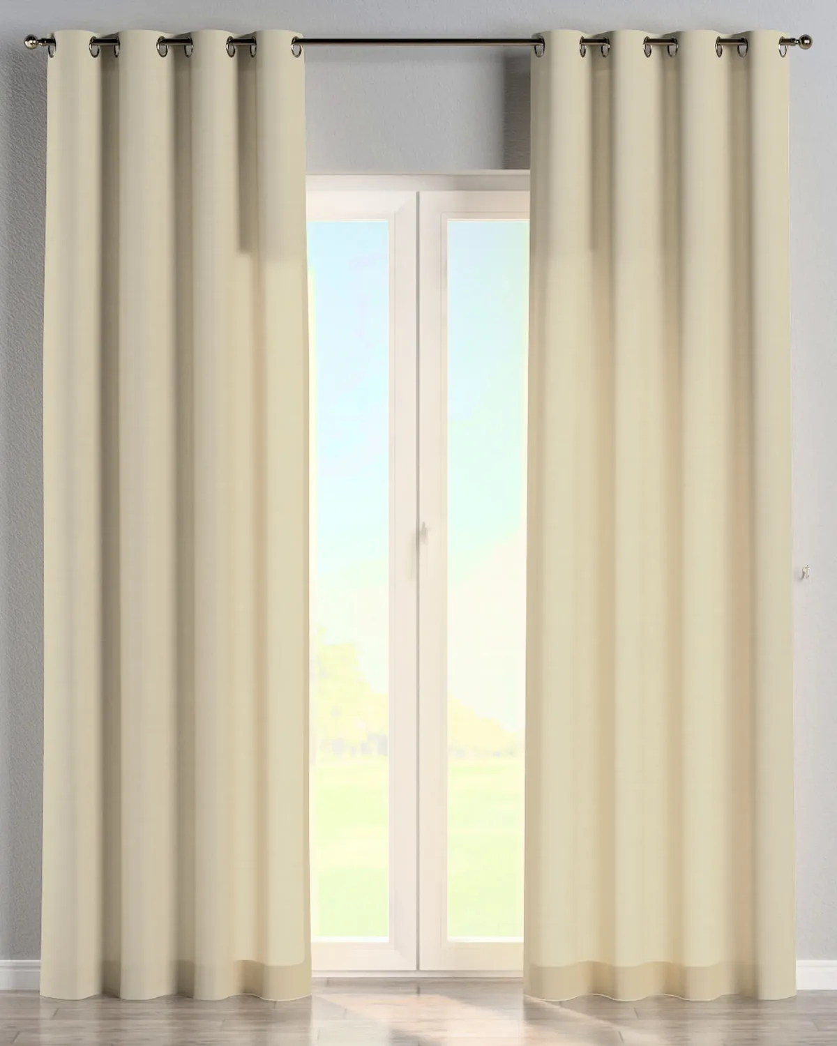 Ösenschal Farbe beige von Dekoria – Produktfoto