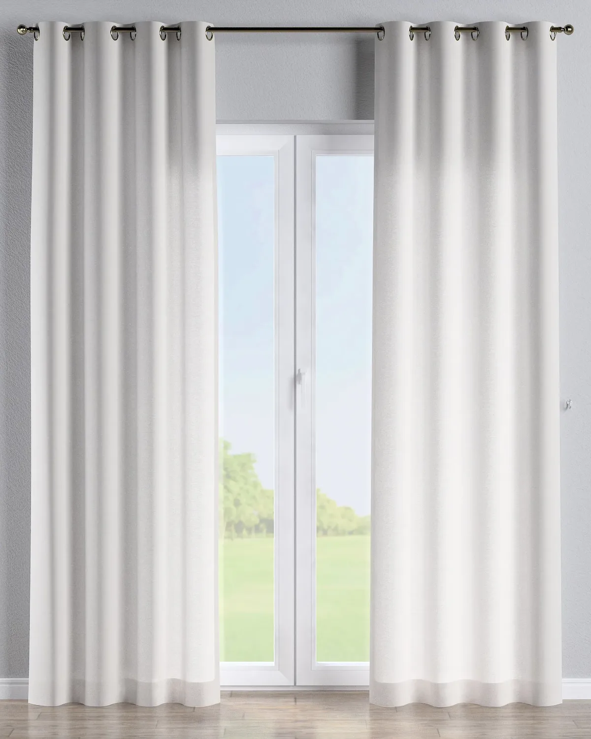 Ösenschal Farbe beige fra Dekoria – produktbillede