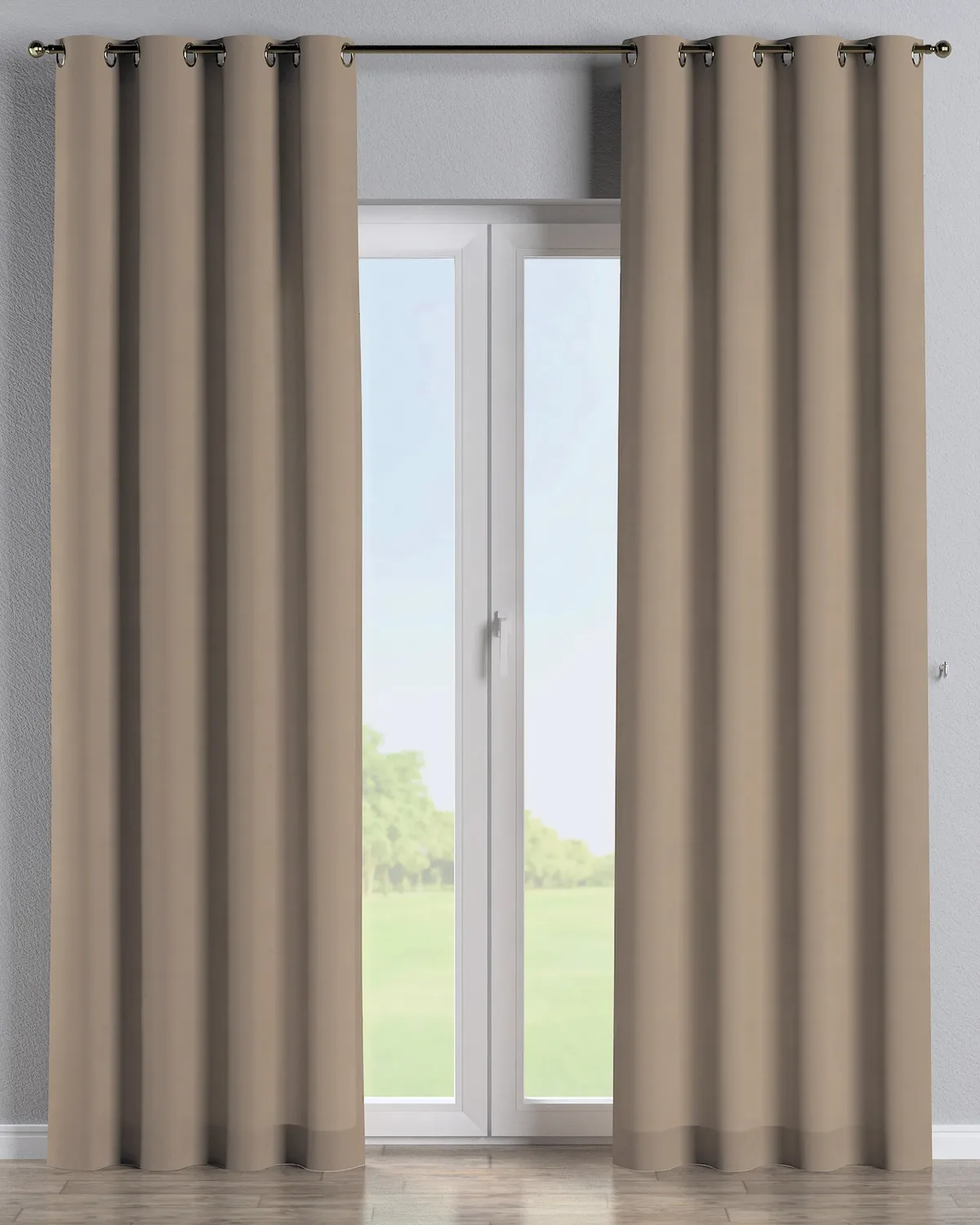 Ösenschal Farbe beige van Dekoria – productfoto