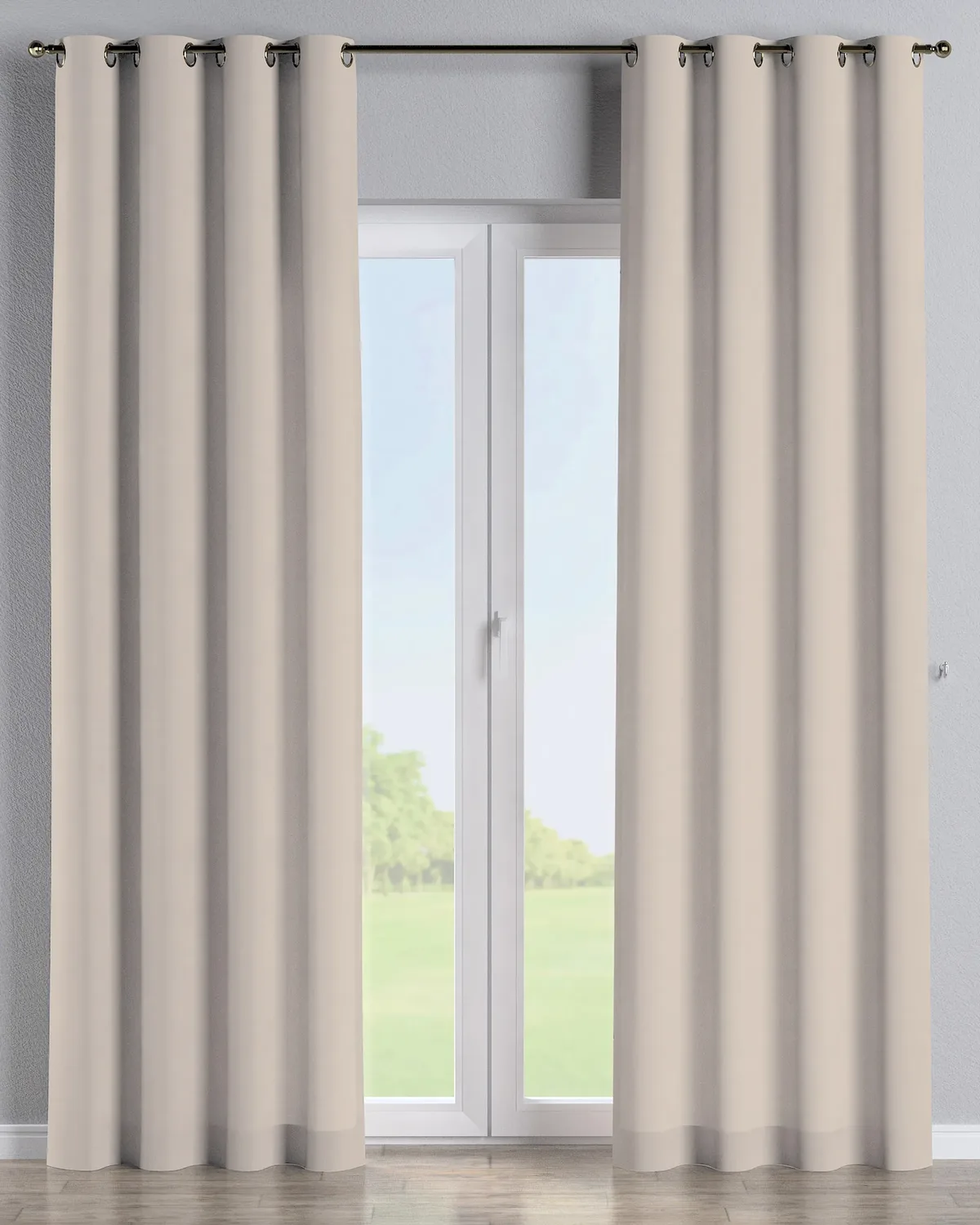 Ösenschal Farbe beige von Dekoria – Produktfoto