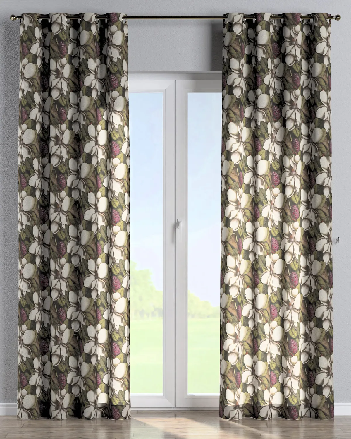 Ösenschal Farbe bunt Stoff gemustert van Dekoria – productfoto