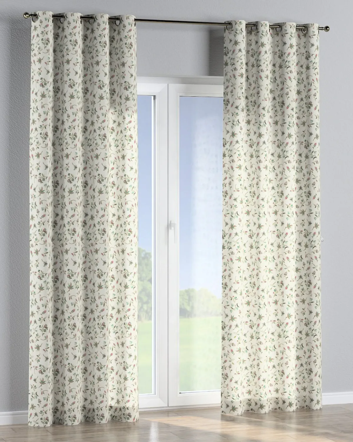 Ösenschal Farbe bunt Stoff gemustert by Dekoria – product photo