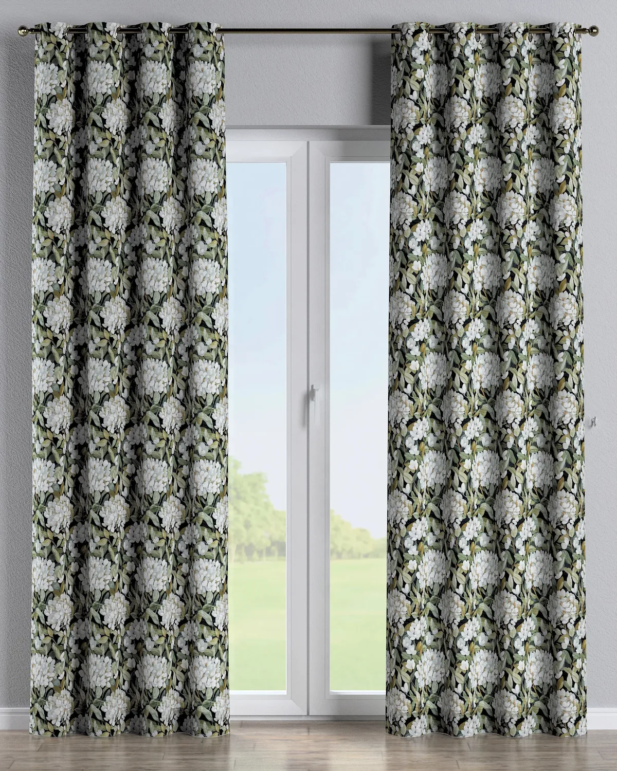 Ösenschal Farbe bunt Stoff strukturiert, gemustert by Dekoria – product photo