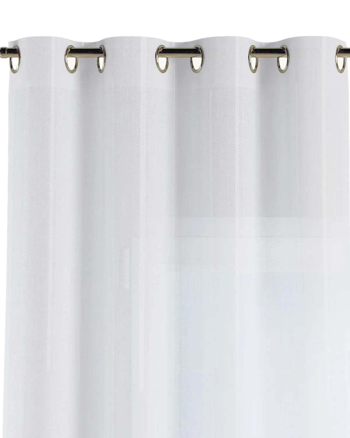 Ösenschal Farbe creme Stoff halbtransparent, strukturiert, gemustert de Dekoria – photo du produit