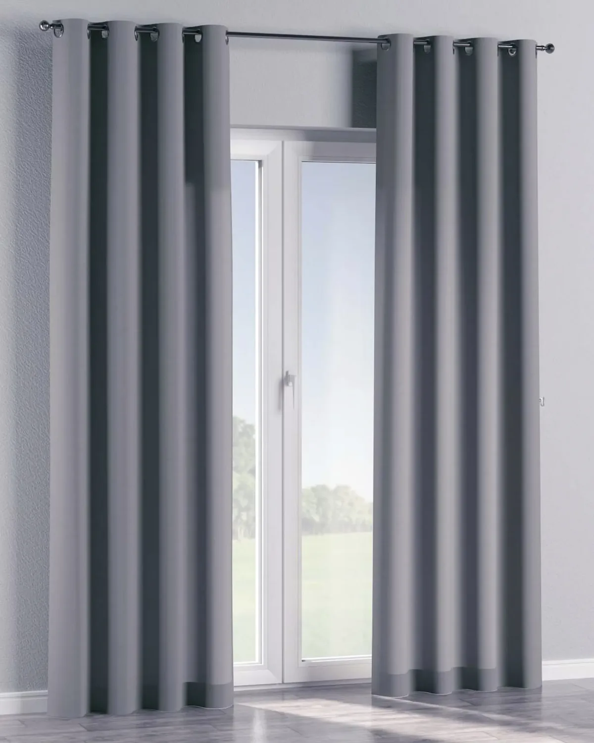 Ösenschal Farbe grau de Dekoria – photo du produit