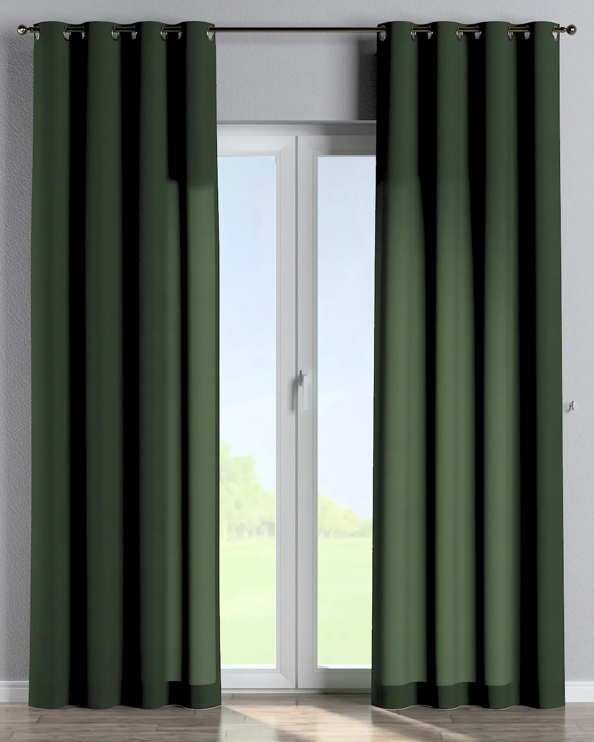 Ösenschal Farbe grün de Dekoria – photo du produit