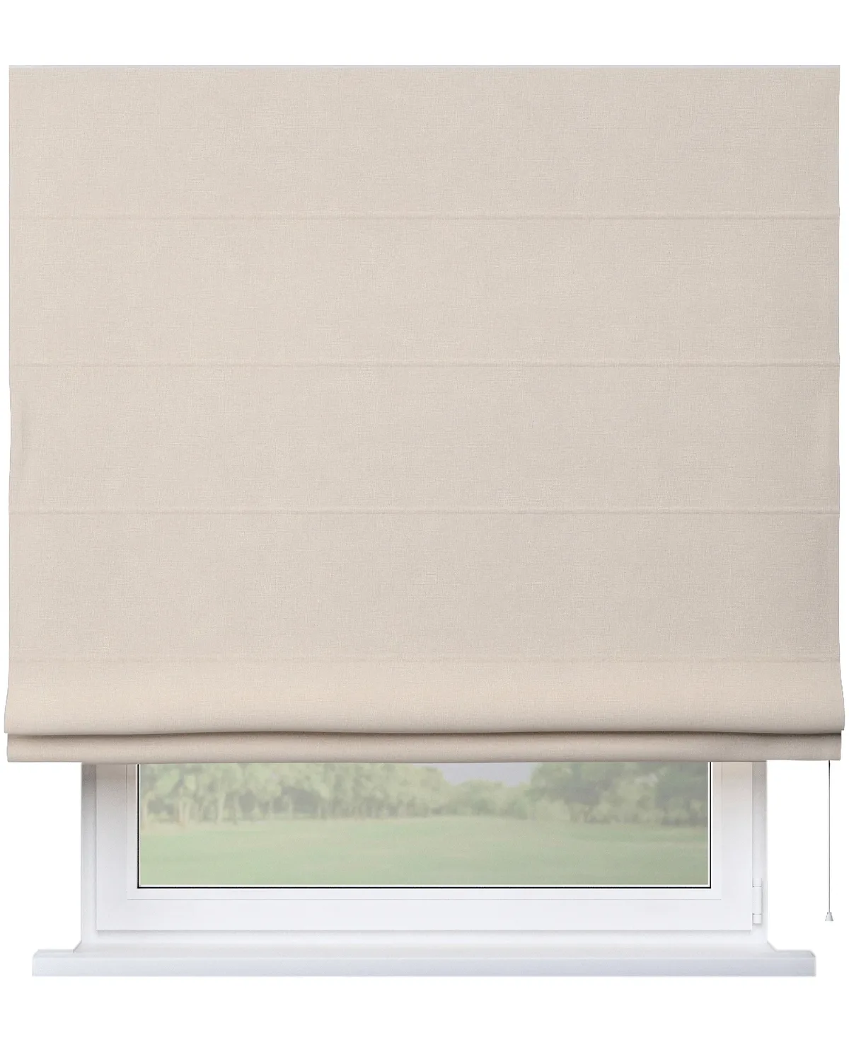 Raffrollo Bari Farbe beige Stoff strukturiert de Dekoria – photo du produit