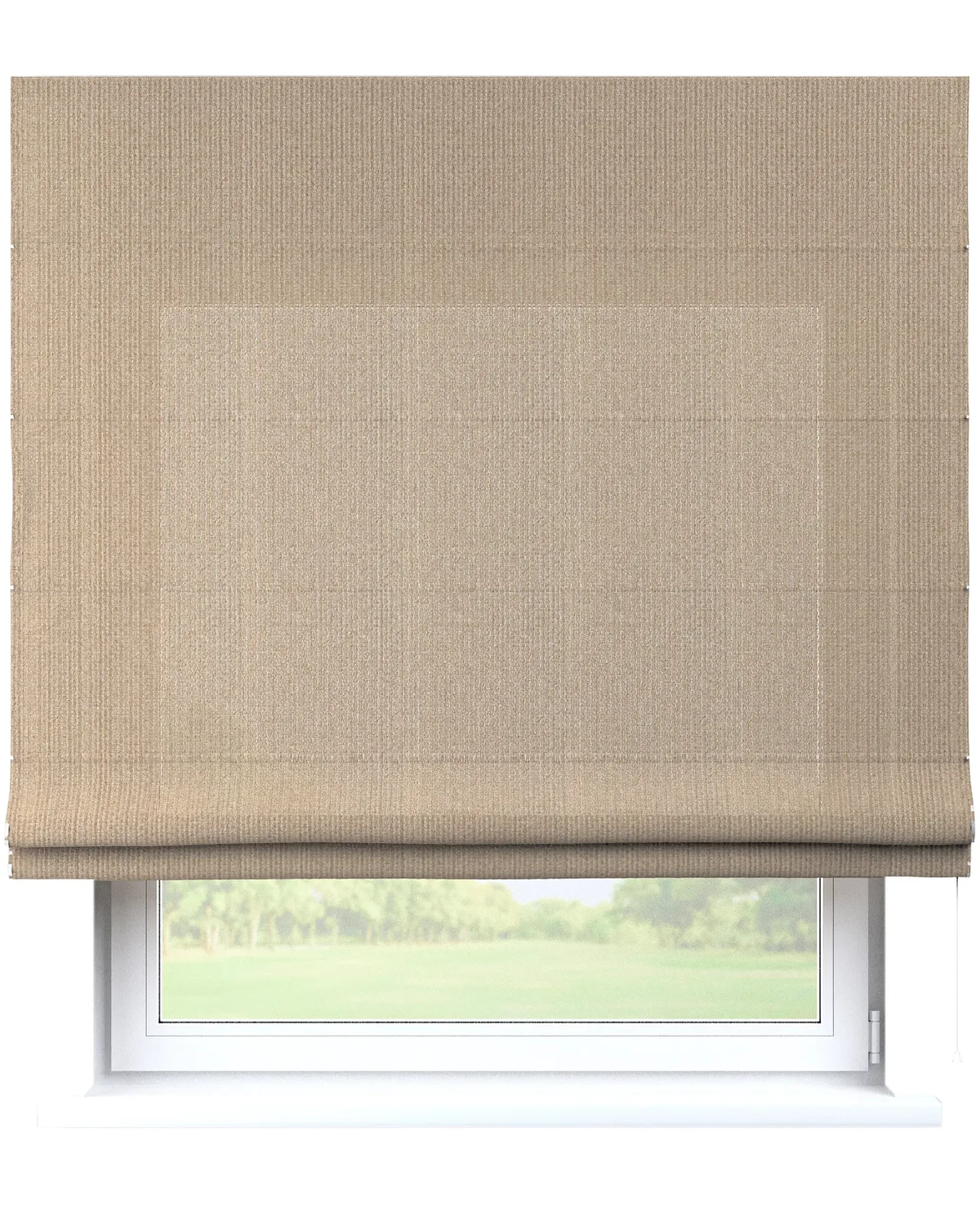 Raffrollo Bari Farbe beige Stoff strukturiert de Dekoria – photo du produit