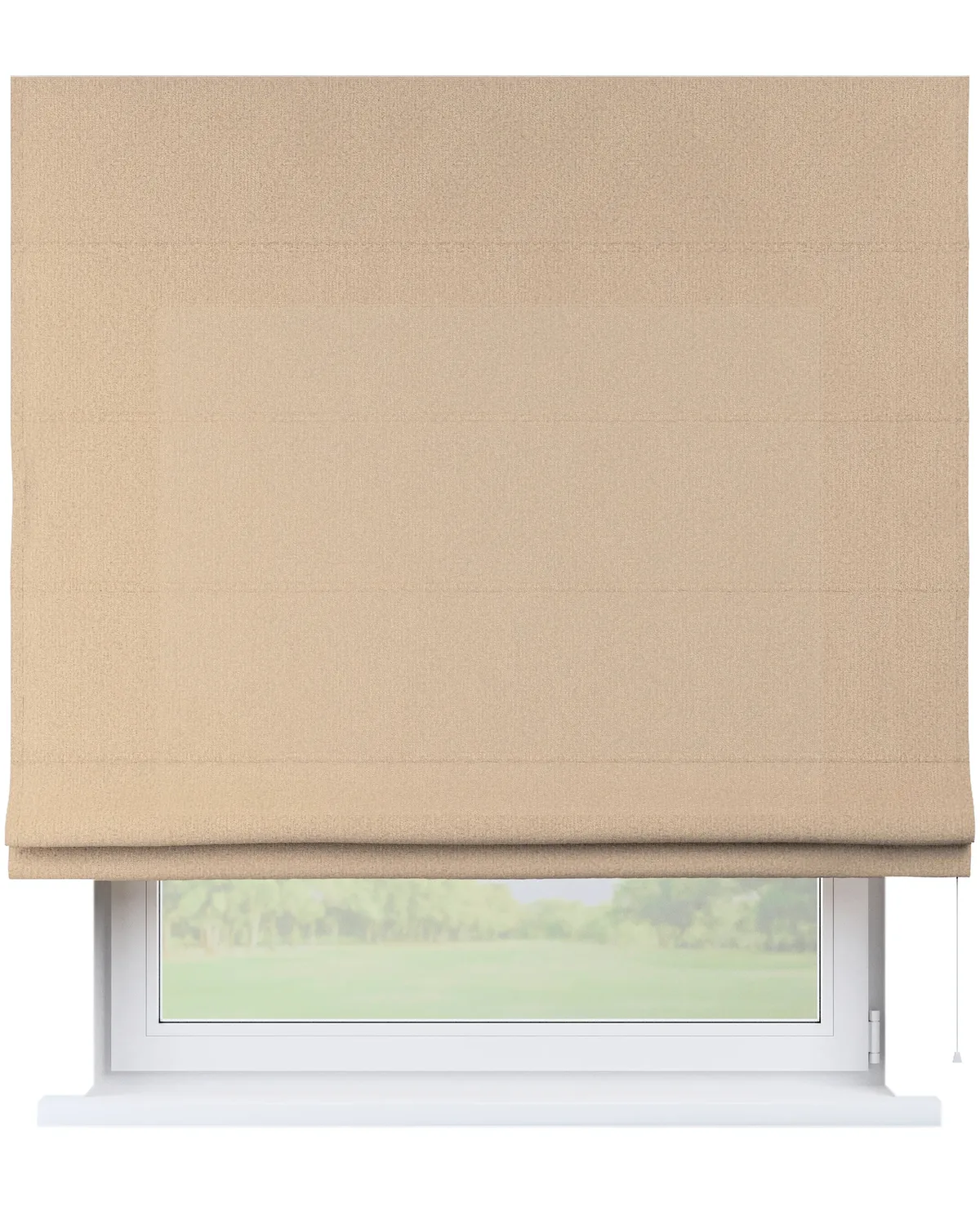 Raffrollo Bari Farbe beige Stoff strukturiert de Dekoria – photo du produit