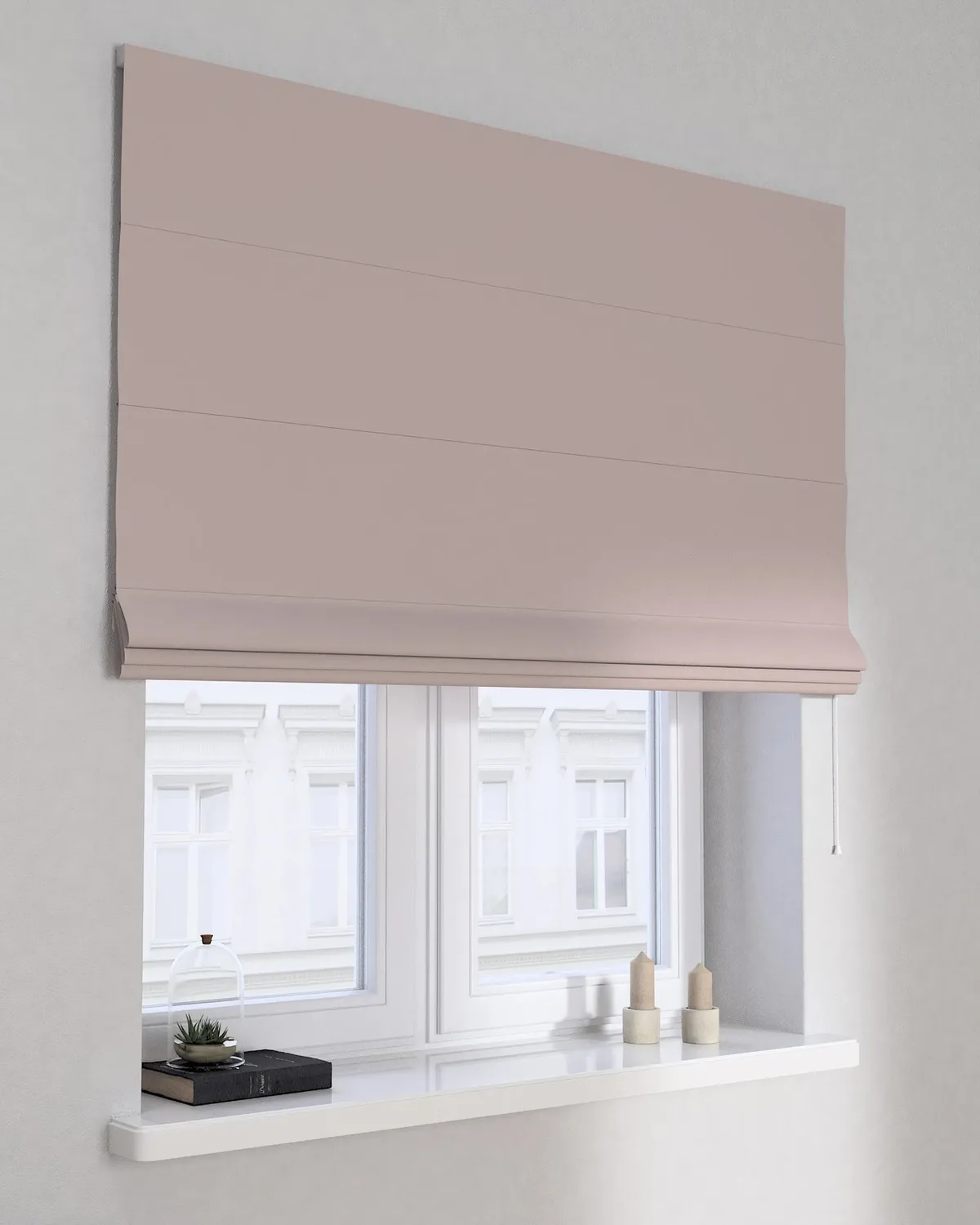Raffrollo Capri Farbe beige Stoff verdunkelnd de Dekoria – photo du produit