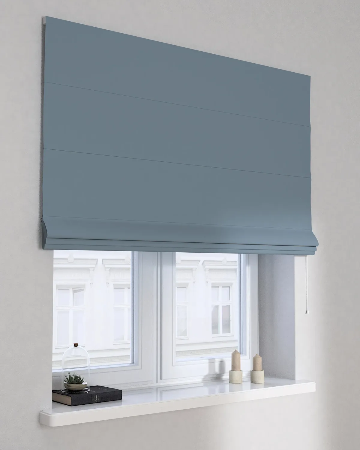 Raffrollo Capri Farbe blau Stoff verdunkelnd de Dekoria – photo du produit