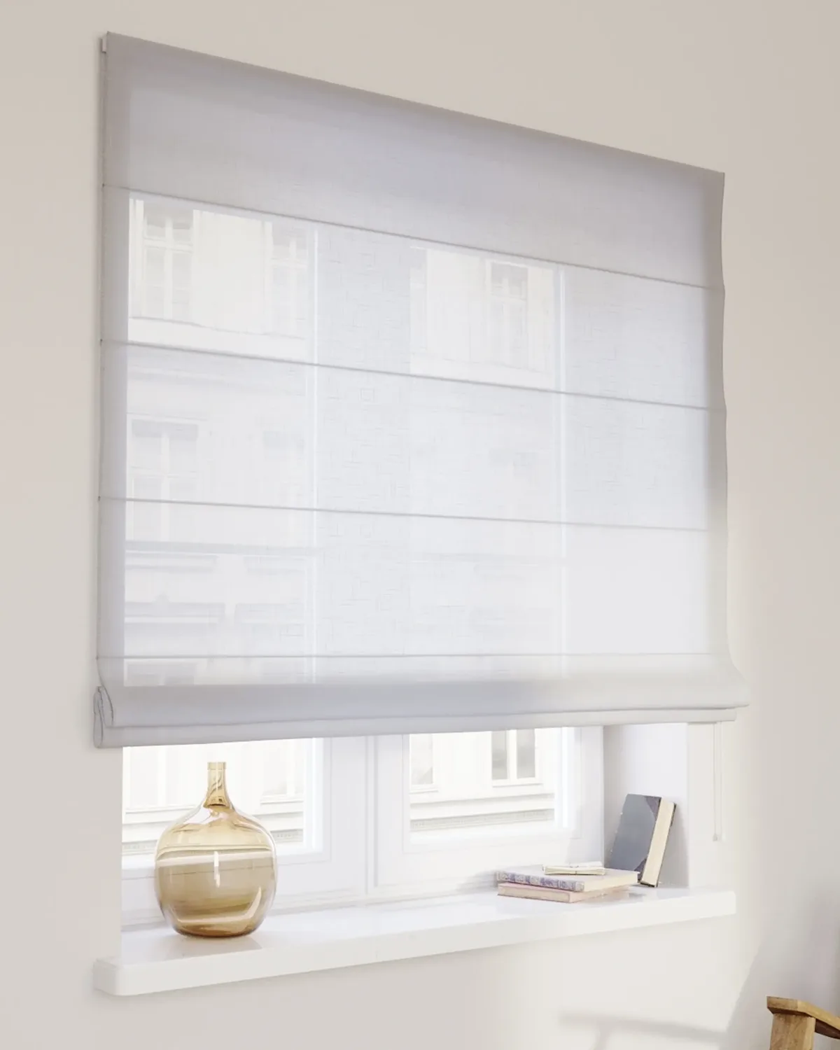 Raffrollo Capri Farbe creme Stoff halbtransparent, strukturiert de Dekoria – photo du produit