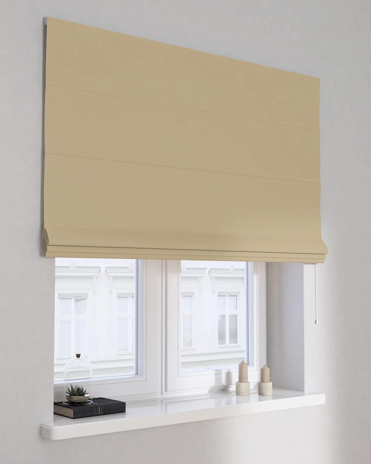 Raffrollo Capri Farbe golden Stoff verdunkelnd de Dekoria – photo du produit