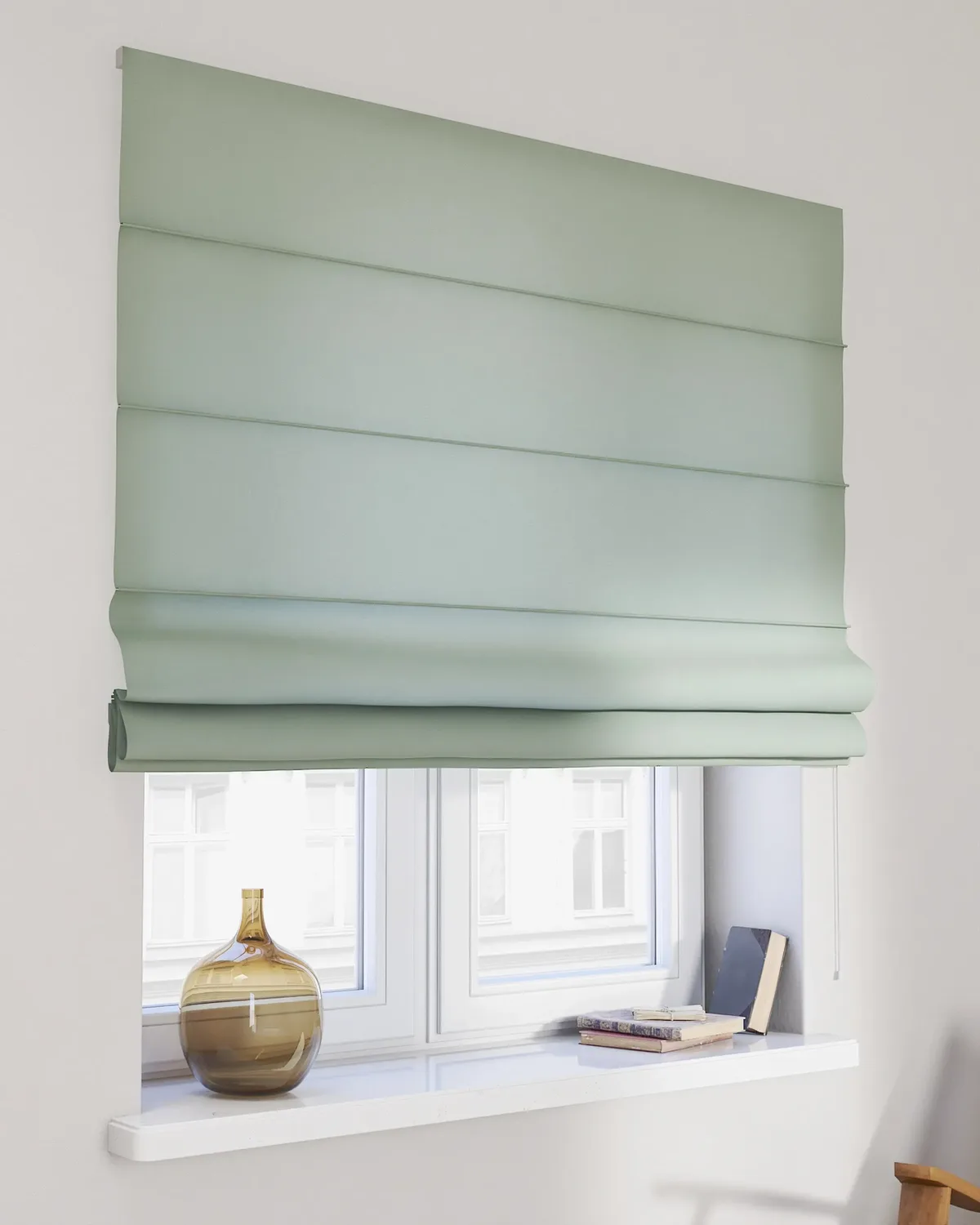 Raffrollo Capri Farbe grün de Dekoria – photo du produit