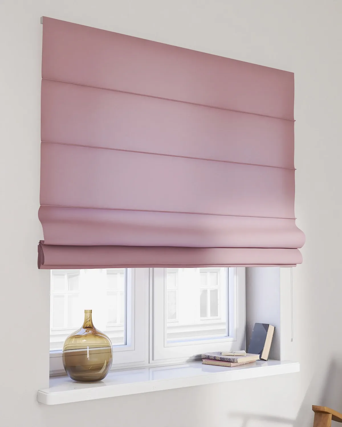 Raffrollo Capri Farbe rosa de Dekoria – photo du produit