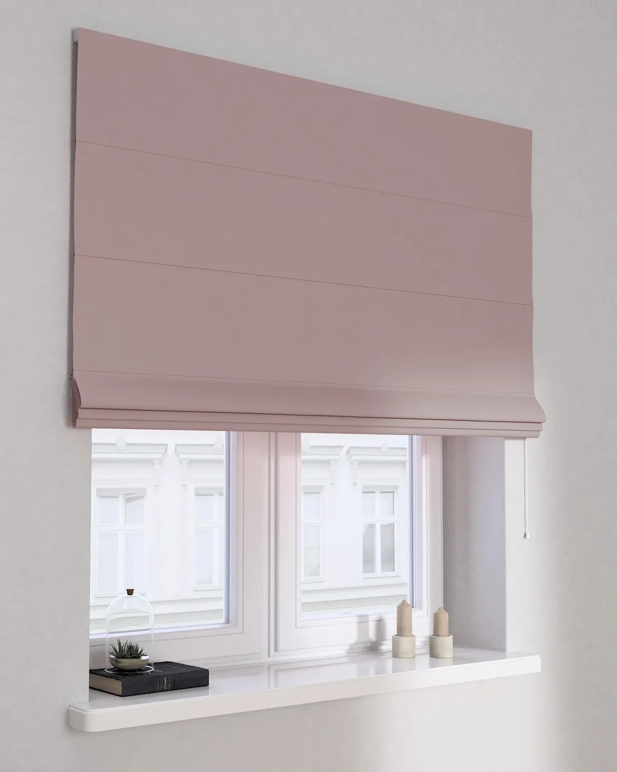 Raffrollo Capri Farbe rosa Stoff verdunkelnd de Dekoria – photo du produit