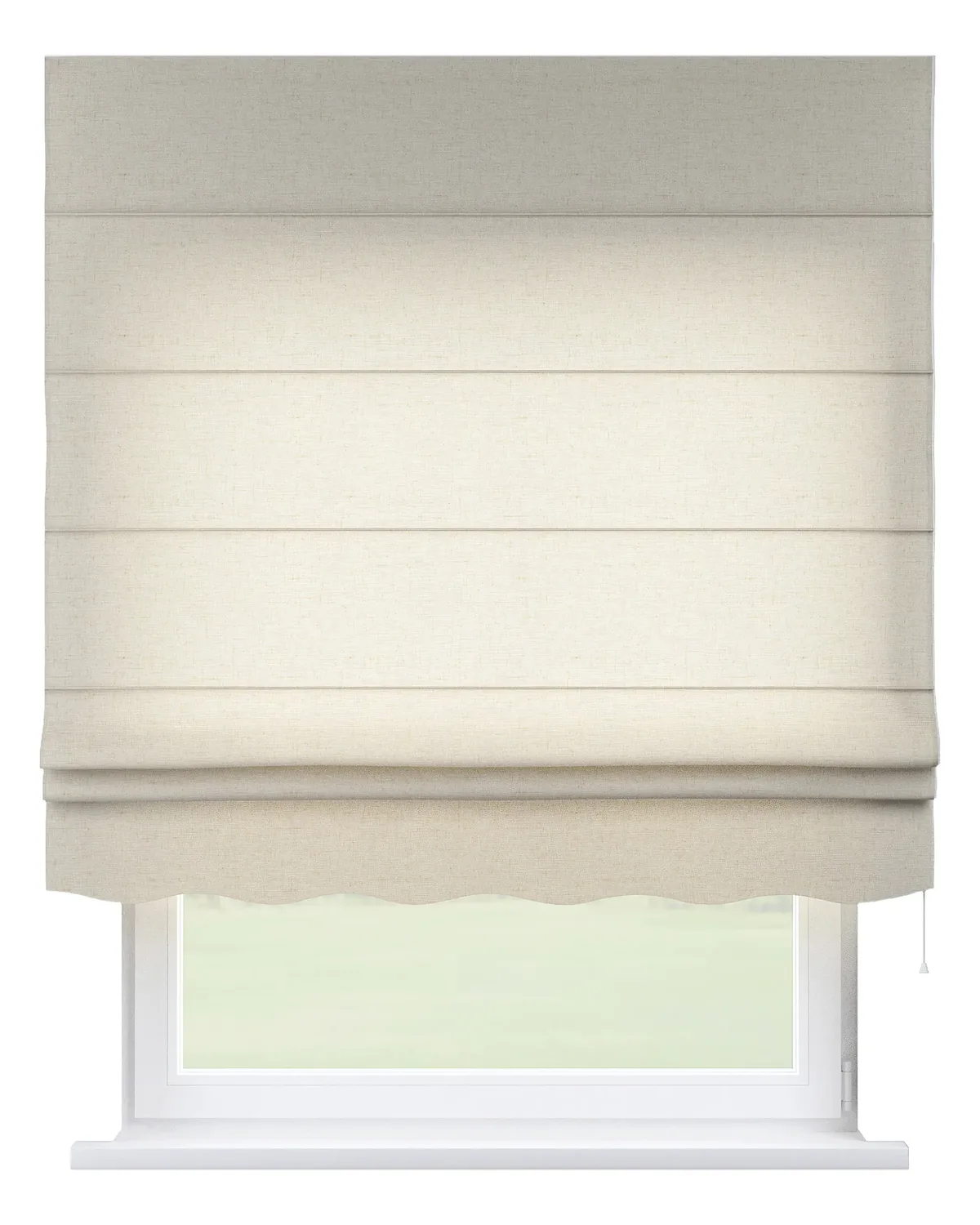Raffrollo Firenze Farbe beige Stoff halbtransparent de Dekoria – photo du produit