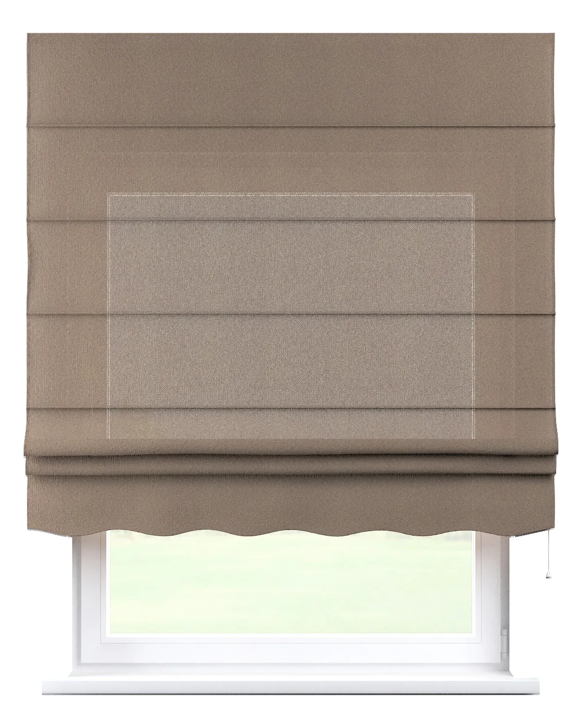 Raffrollo Firenze Farbe beige Stoff strukturiert de Dekoria – photo du produit